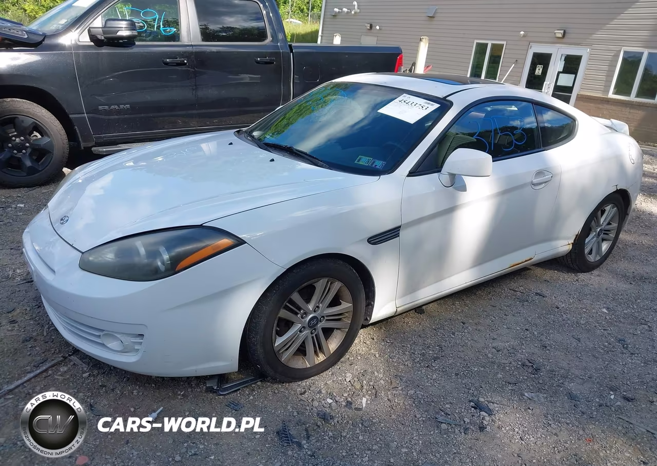 2007 Hyundai Tiburon Gs VIN:KMHHM66D17U235848 - 2