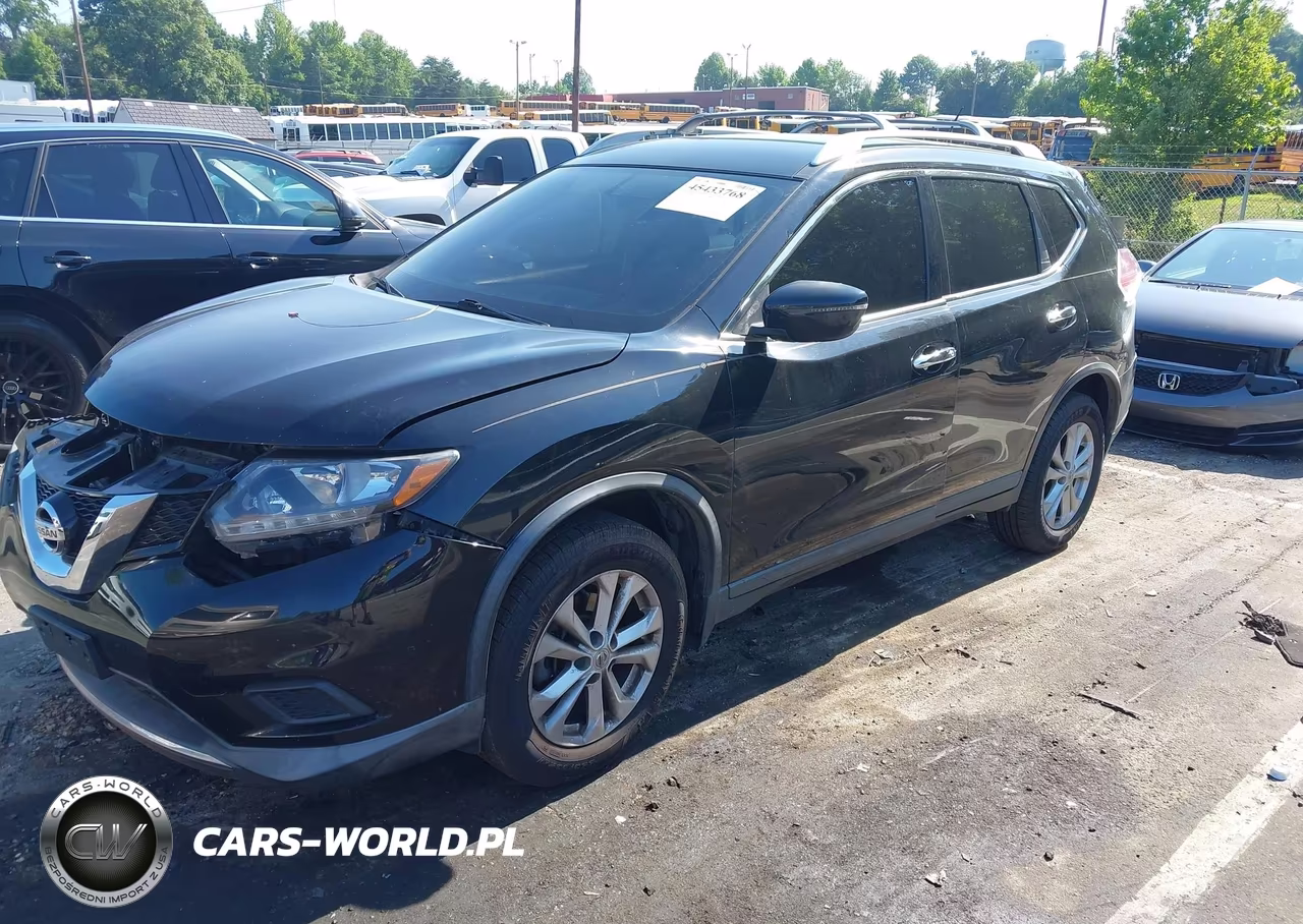 2016 Nissan Rogue Sv VIN:KNMAT2MV8GP733735 - 2