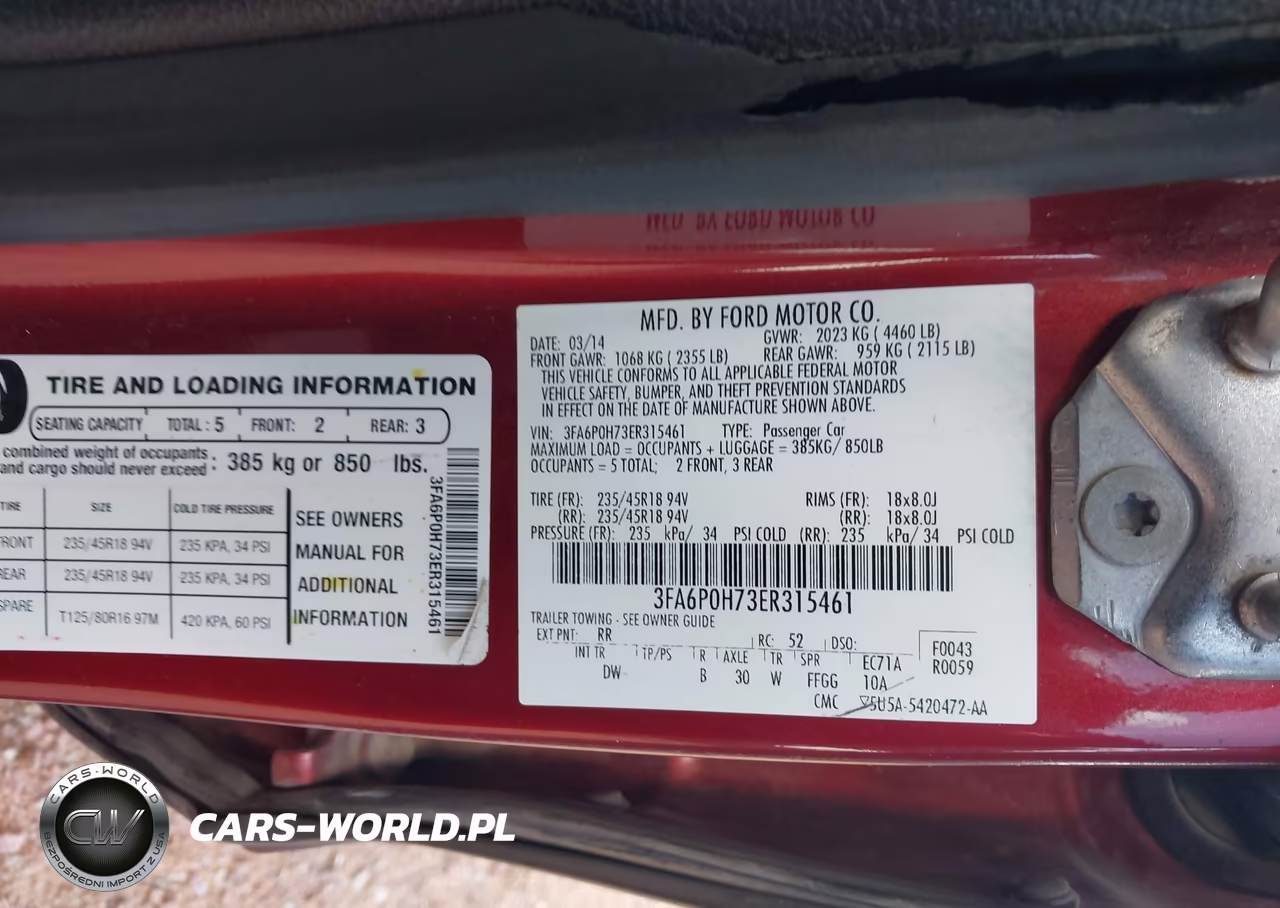 2014 Ford Fusion Se VIN:3FA6P0H73ER315461 - 9
