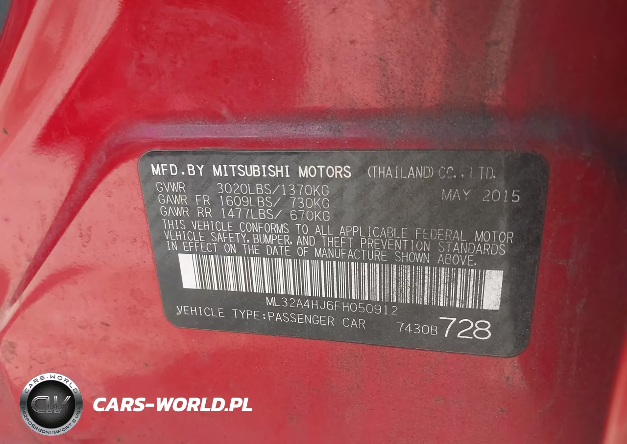 2015 Mitsubishi Mirage Es VIN:ML32A4HJ6FH050912 - 9