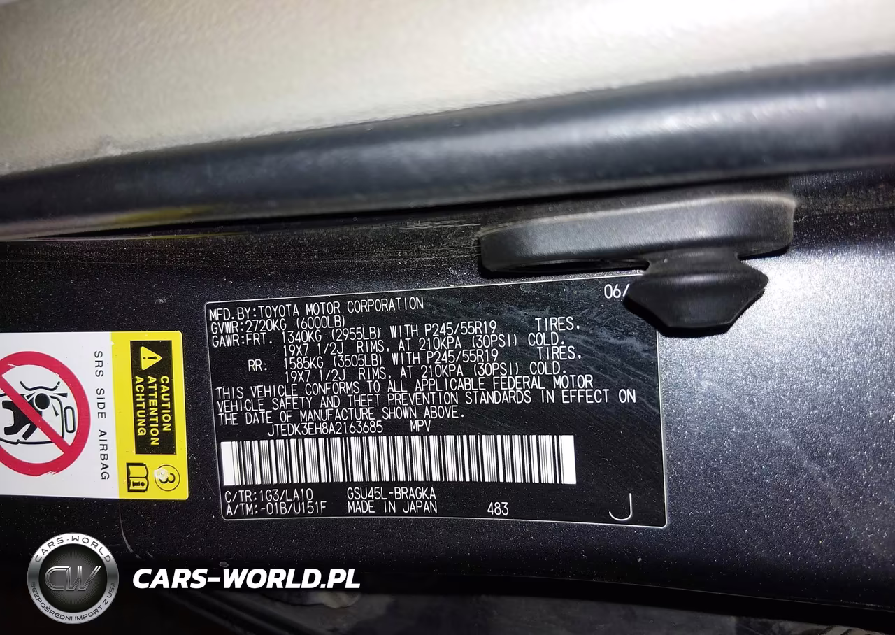 2010 Toyota Highlander Limited V6 VIN:JTEDK3EH8A2163685 - 9