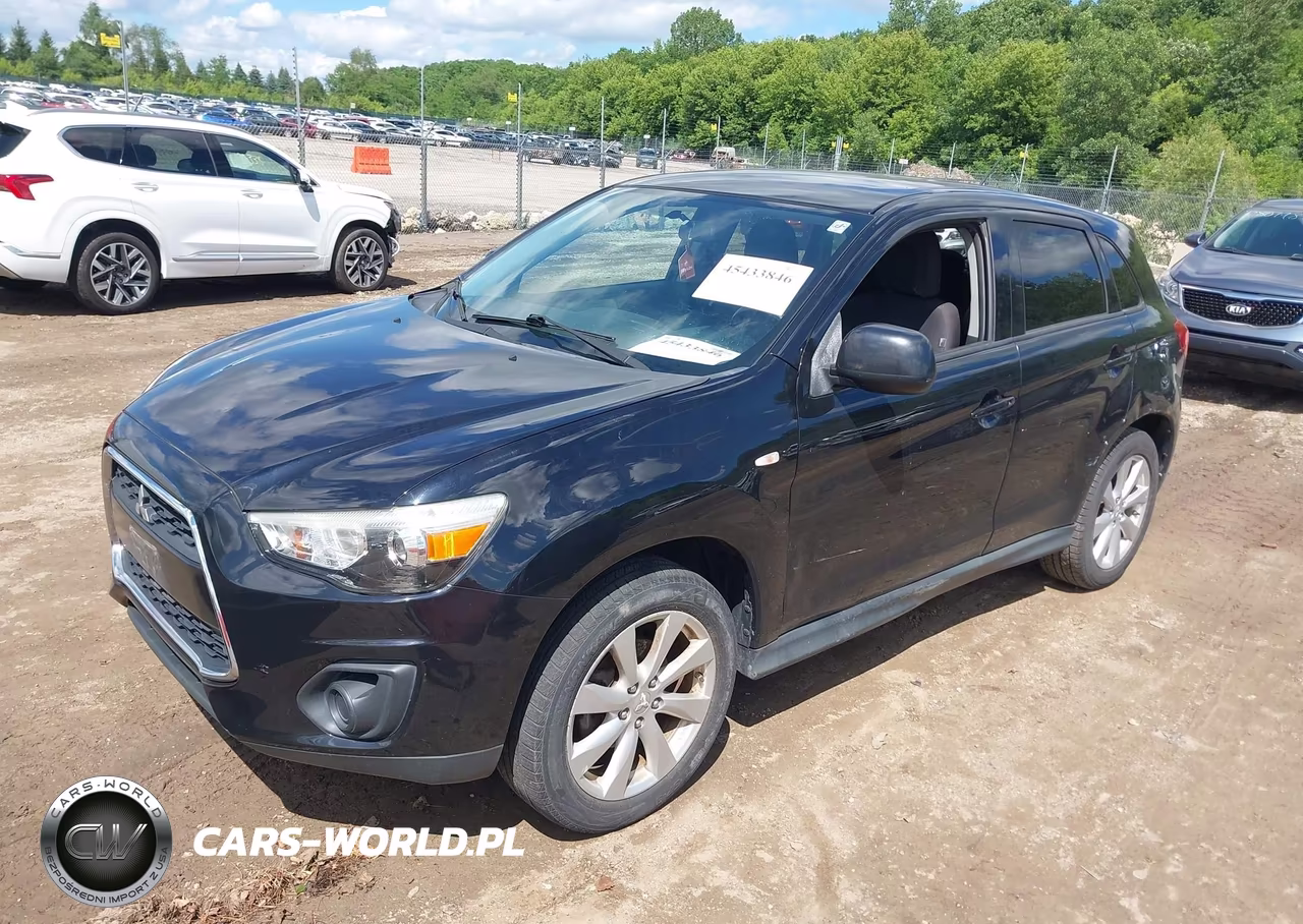 2013 Mitsubishi Outlander Sport Es VIN:4A4AP3AUXDE008255 - 2