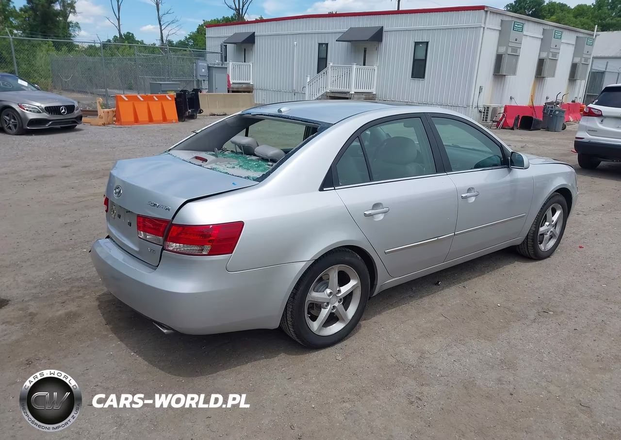 2008 Hyundai Sonata Limited V6-Se V6 VIN:5NPEU46F78H351872 - 4