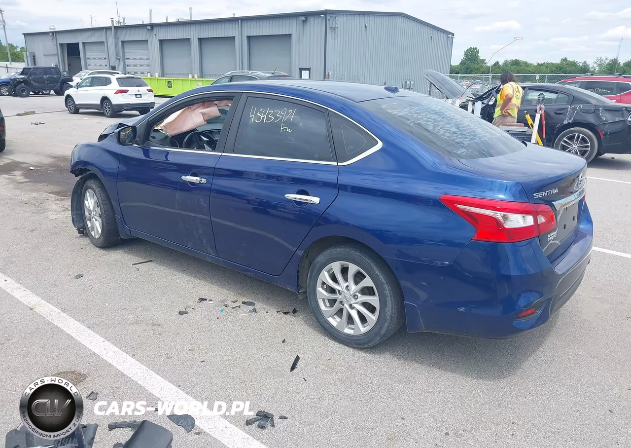 2018 Nissan Sentra Sv VIN:3N1AB7AP8JY220239 - 3