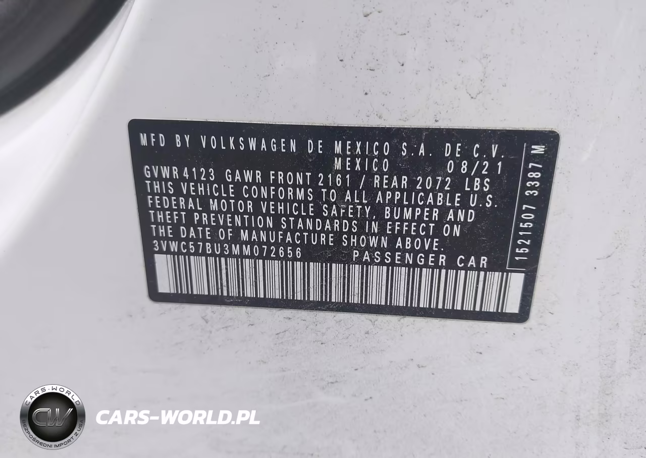 2021 Volkswagen Jetta 1.4T R-Line-1.4T S-1.4T Se VIN:3VWC57BU3MM072656 - 9