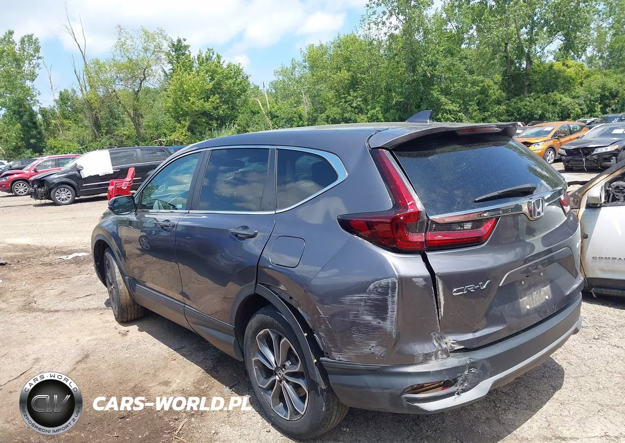 2022 Honda Cr-V Awd Ex VIN:2HKRW2H54NH645701 - 3
