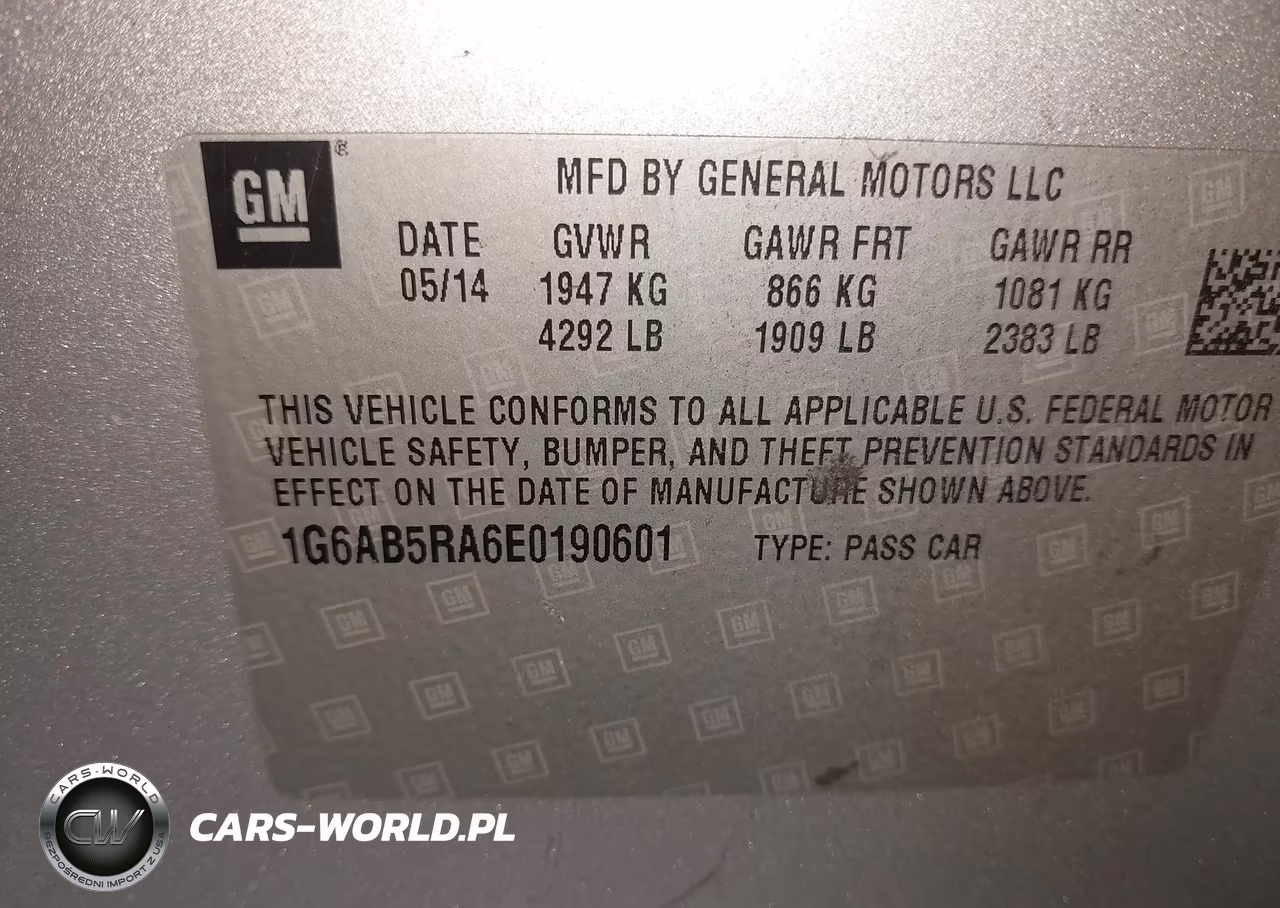 2014 Cadillac Ats Luxury VIN:1G6AB5RA6E0190601 - 9