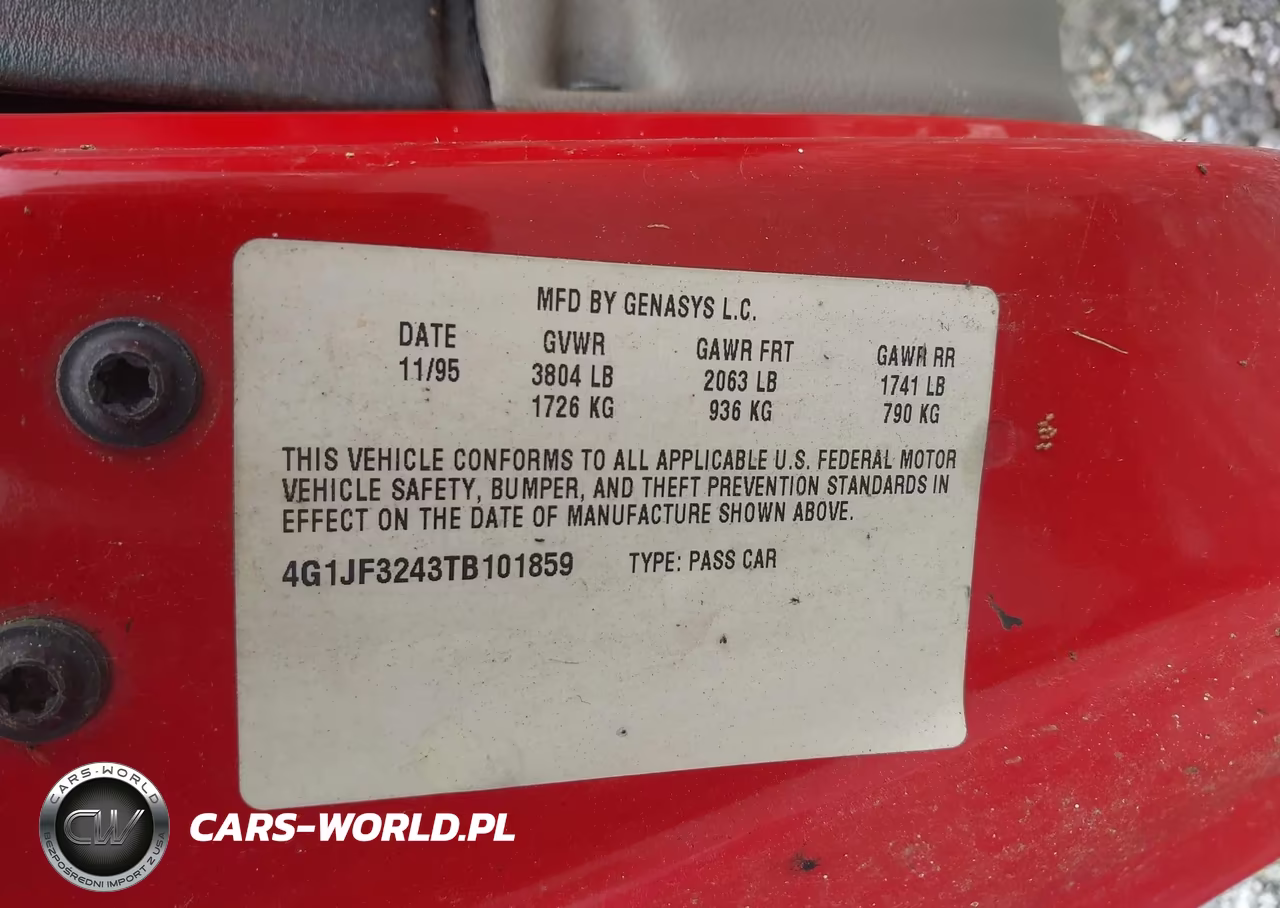 1996 Chevrolet Cavalier Ls VIN:4G1JF3243TB101859 - 9