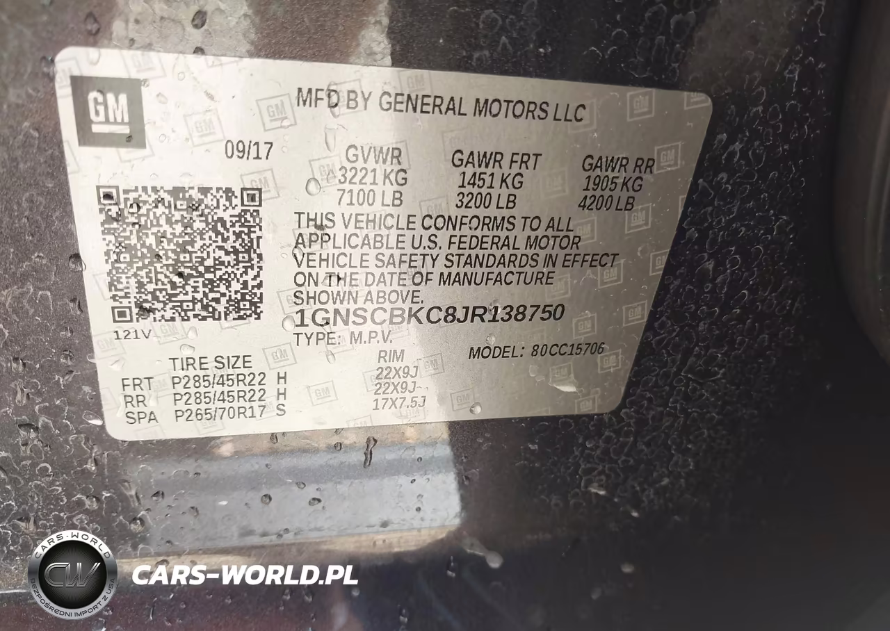 2018 Chevrolet Tahoe Lt VIN:1GNSCBKC8JR138750 - 9