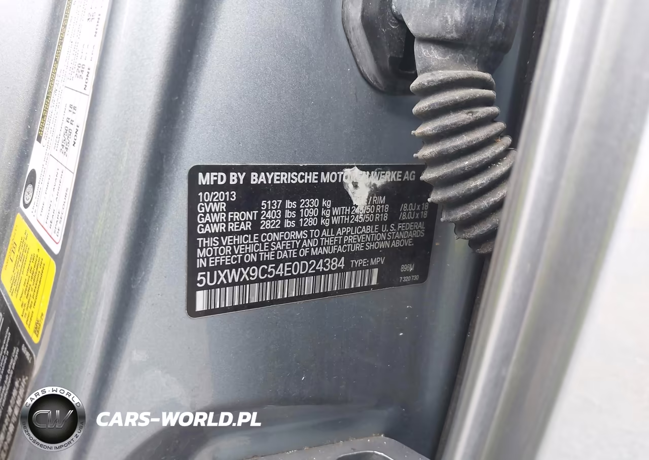 2014 BMW X3 xDrive28I VIN:5UXWX9C54E0D24384 - 9