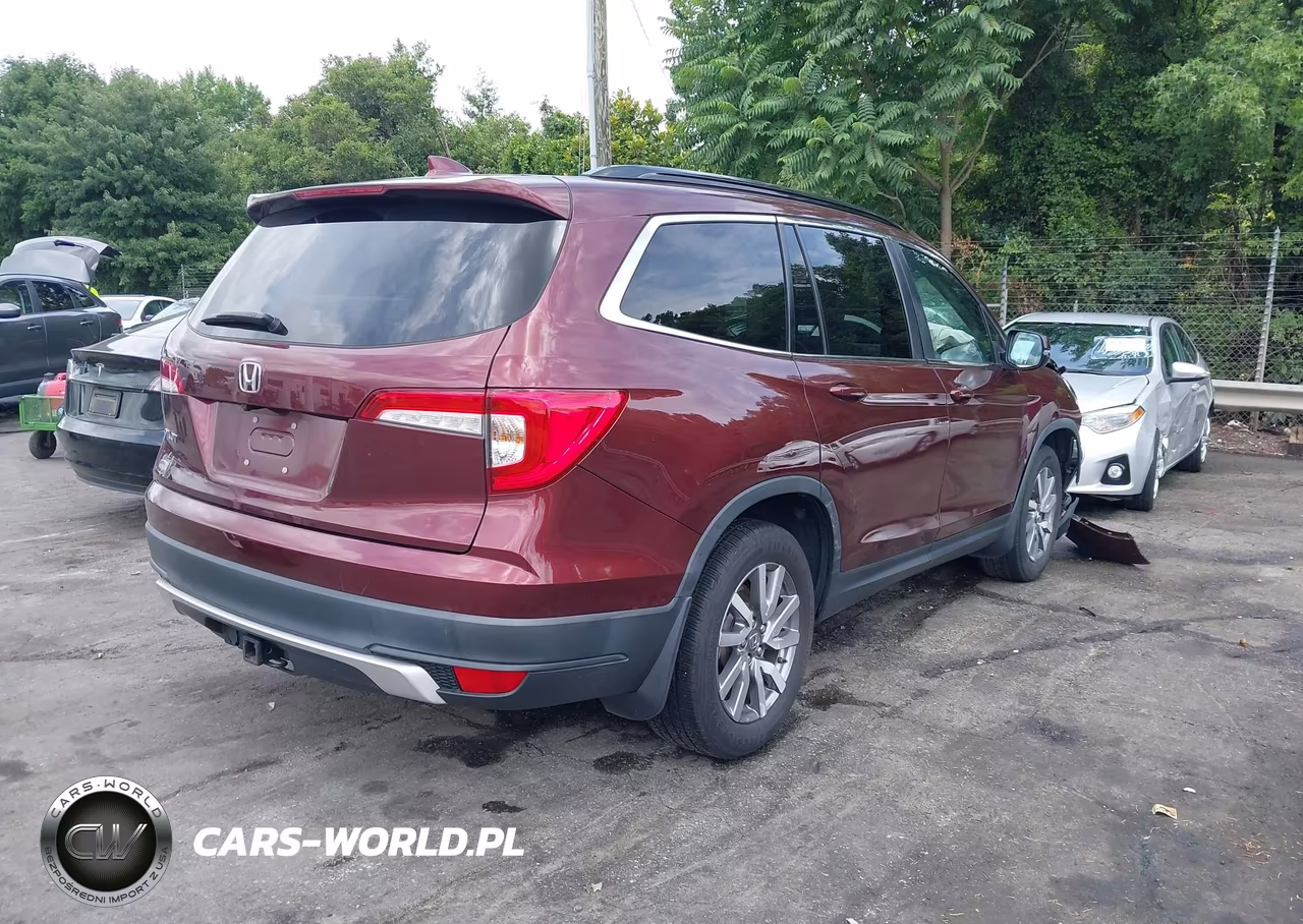 2020 Honda Pilot 2Wd Ex-L VIN:5FNYF5H59LB001085 - 4