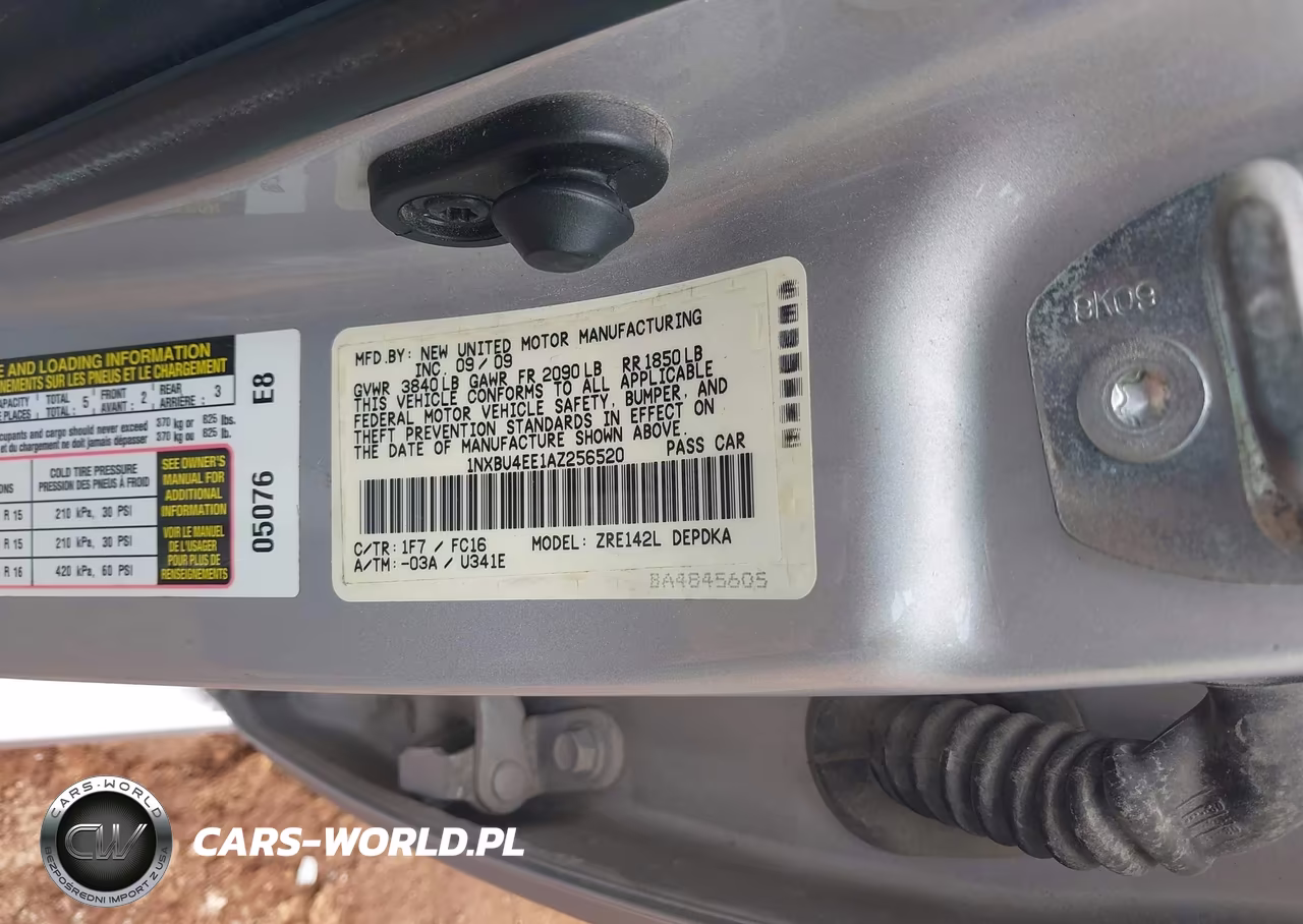 2010 Toyota Corolla Le VIN:1NXBU4EE1AZ256520 - 9