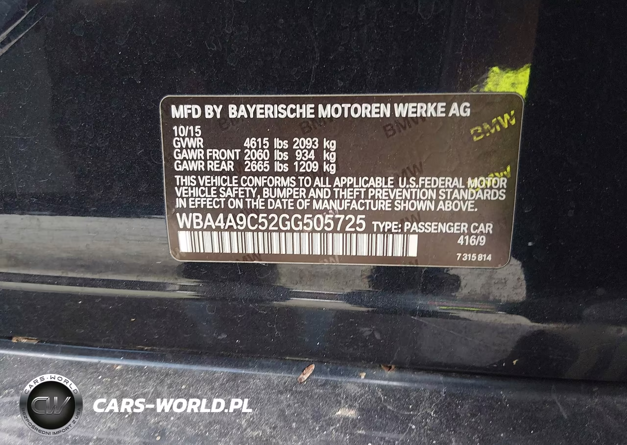 2016 BMW 428I Gran Coupe VIN:WBA4A9C52GG505725 - 9