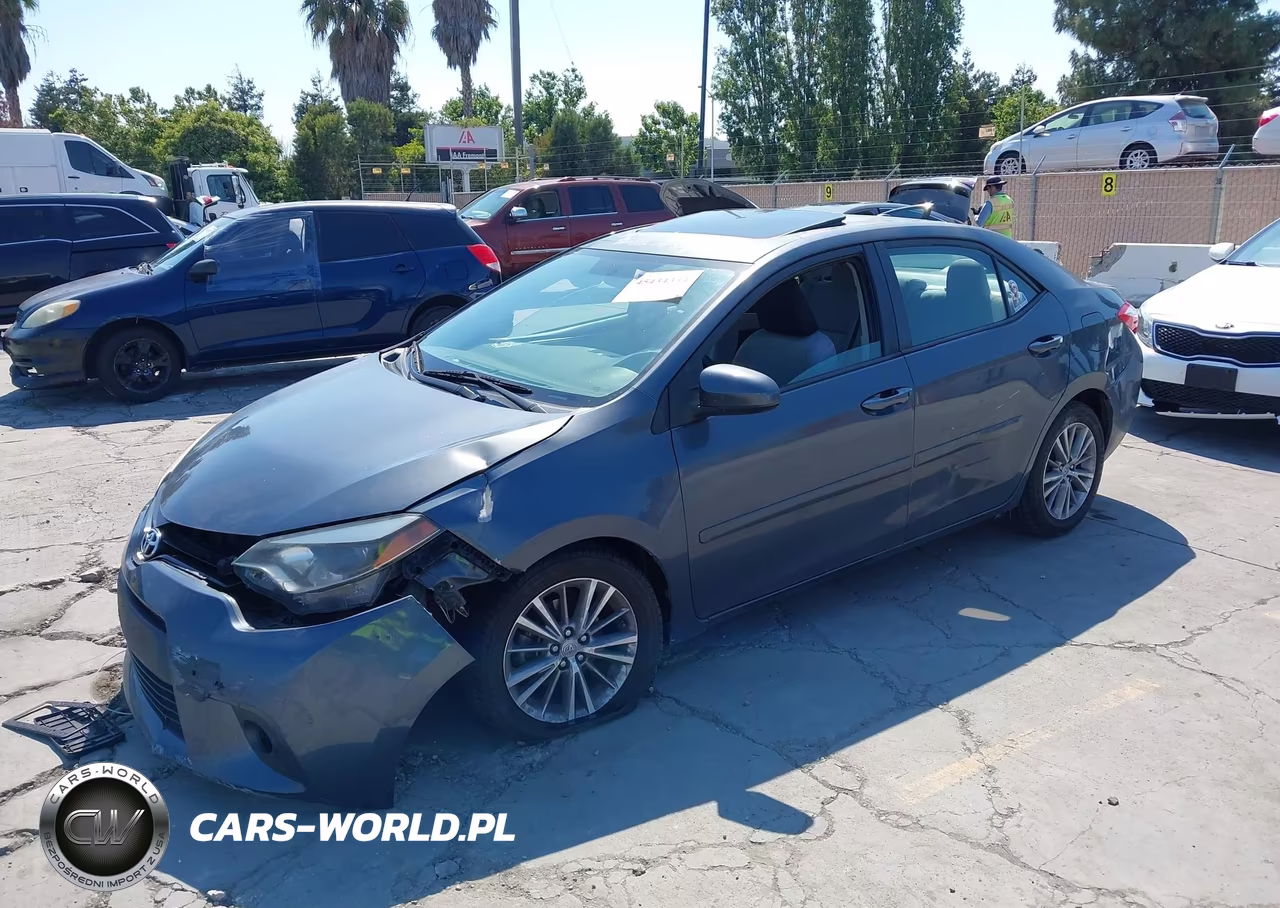 2014 Toyota Corolla Le Plus VIN:5YFBURHE2EP016831 - 2