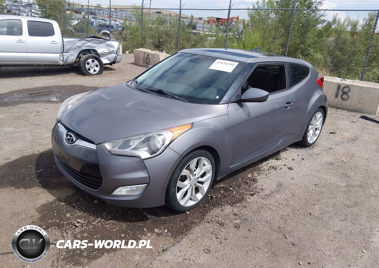 2012 Hyundai Veloster Base W-Black VIN:KMHTC6AD9CU043365 - 2