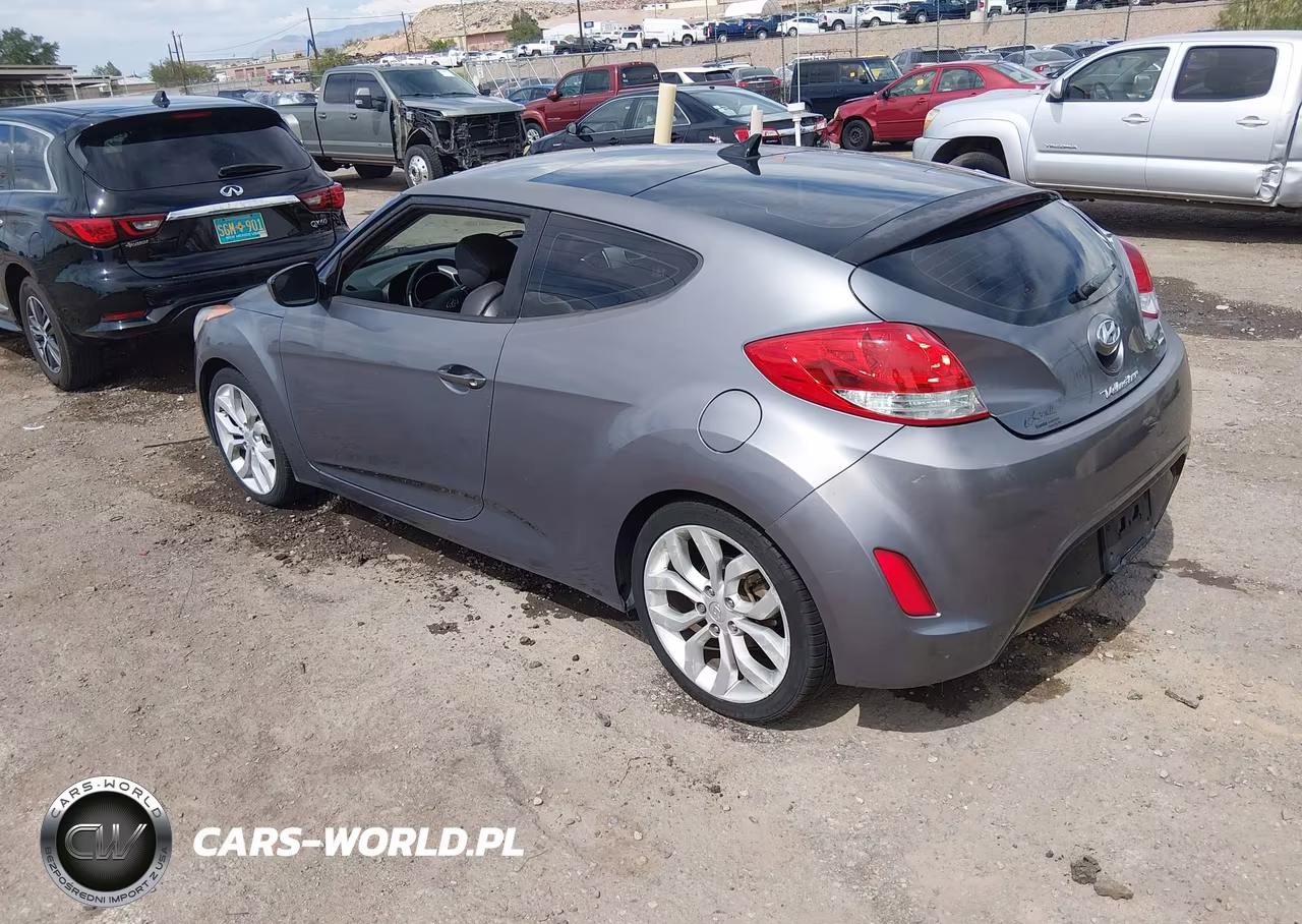 2012 Hyundai Veloster Base W-Black VIN:KMHTC6AD9CU043365 - 3