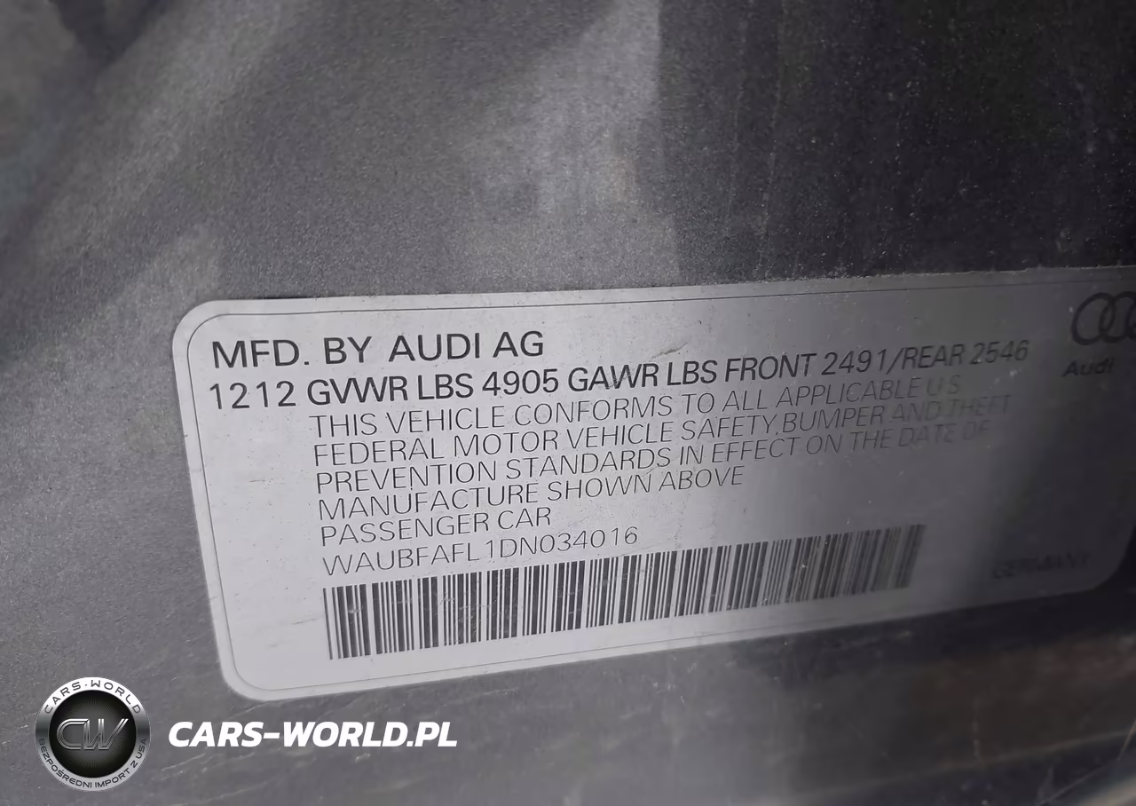 2013 Audi A4 2.0T Premium VIN:WAUBFAFL1DN034016 - 9