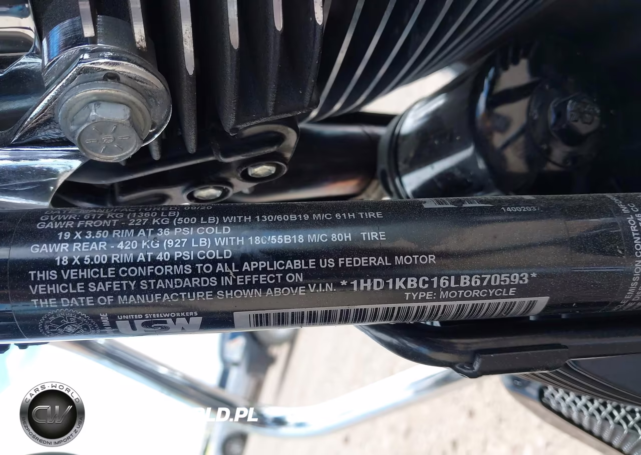 2020 Harley-Davidson Flhx VIN:1HD1KBC16LB670593 - 10