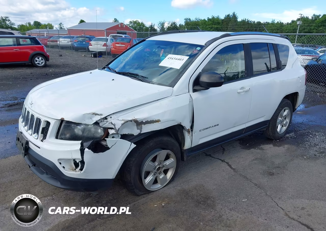 2015 Jeep Compass Sport VIN:1C4NJCBA6FD124480 - 2