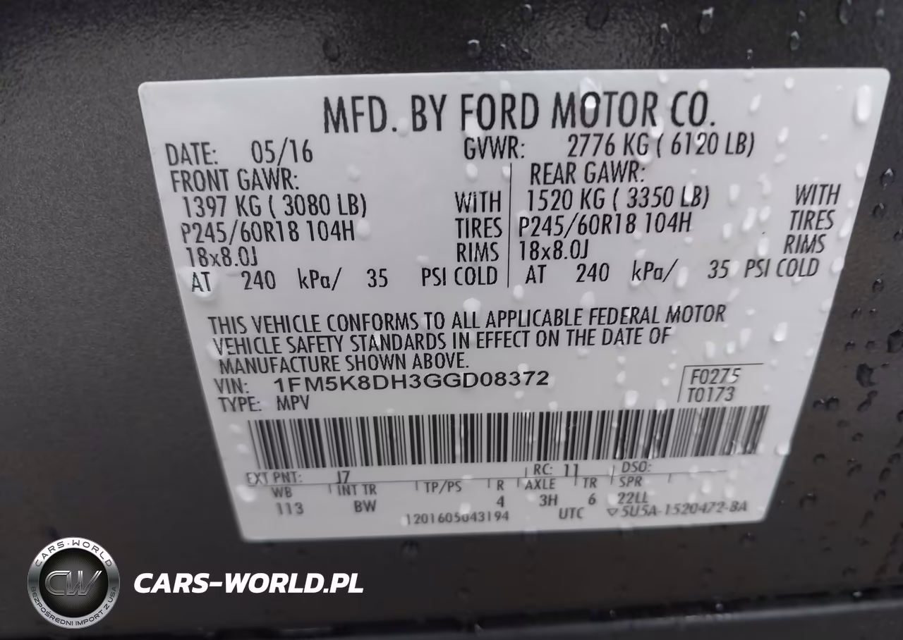 2016 Ford Explorer Xlt VIN:1FM5K8DH3GGD08372 - 9