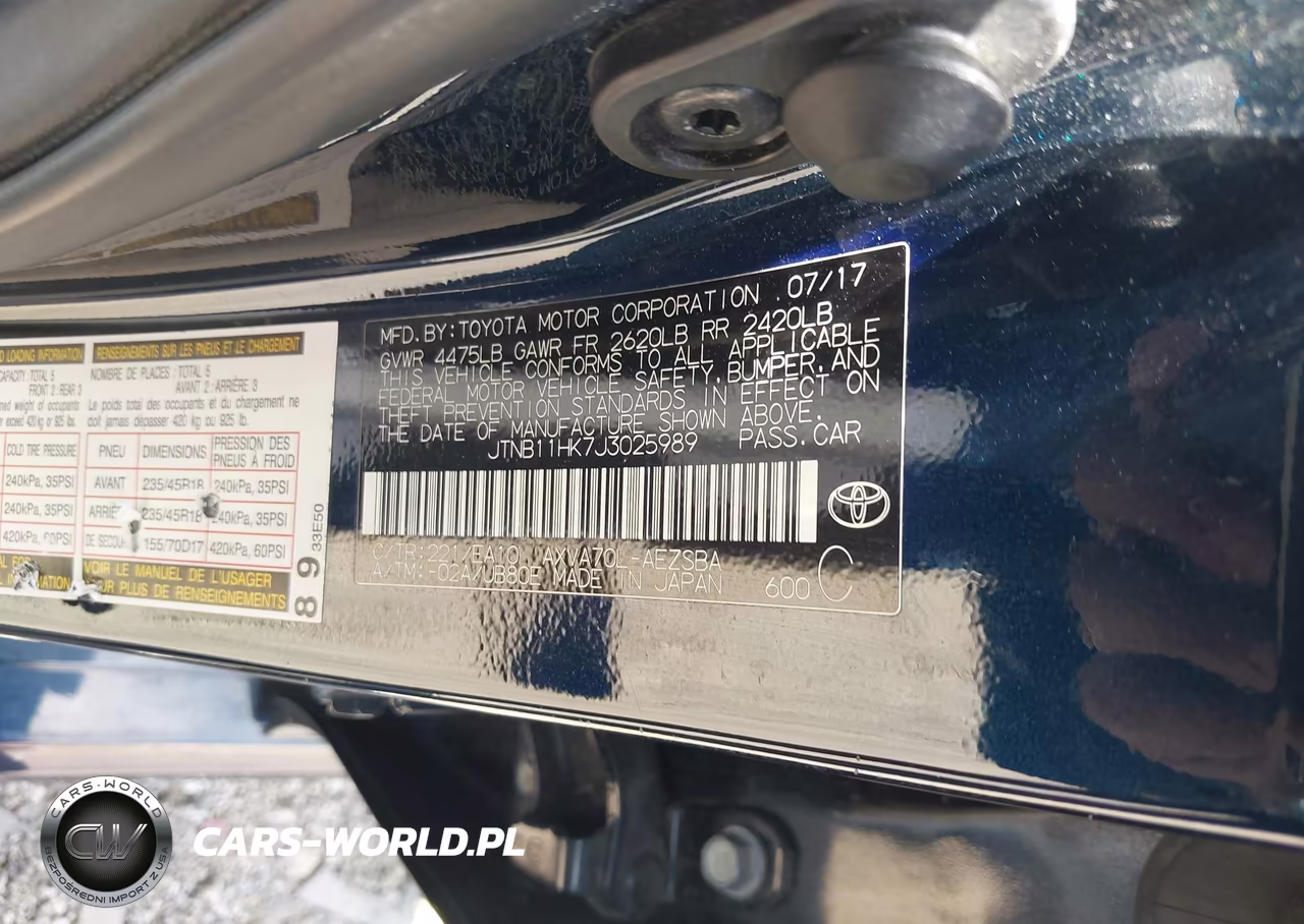 2018 Toyota Camry Se VIN:JTNB11HK7J3025989 - 9