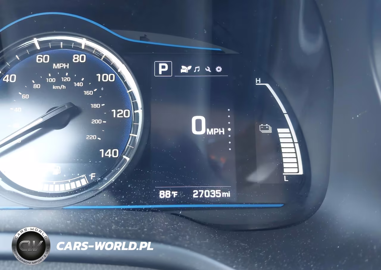 2019 Hyundai Ioniq Hybrid Blue VIN:KMHC65LC7KU158566 - 15