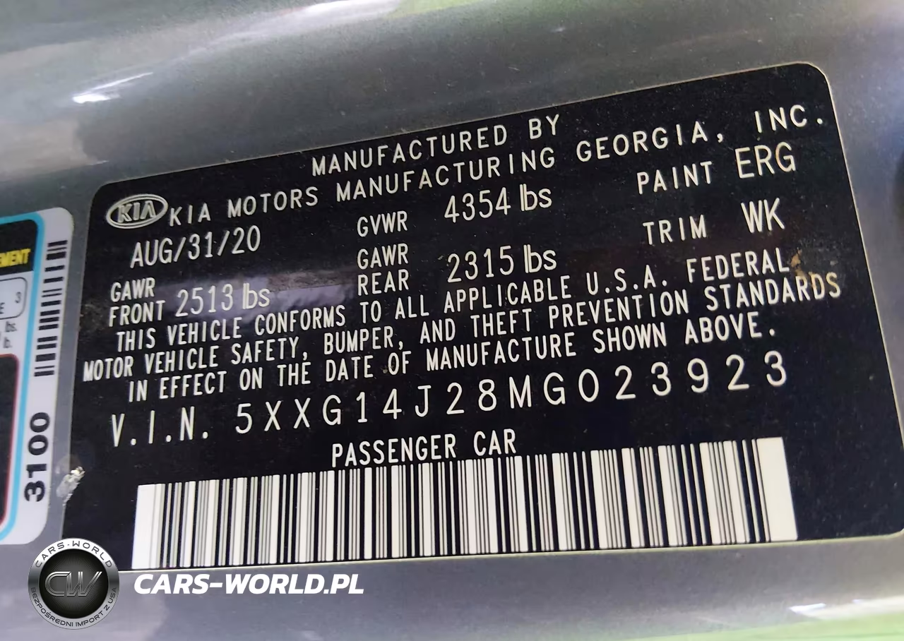 2021 Kia K5 Lxs VIN:5XXG14J28MG023923 - 9