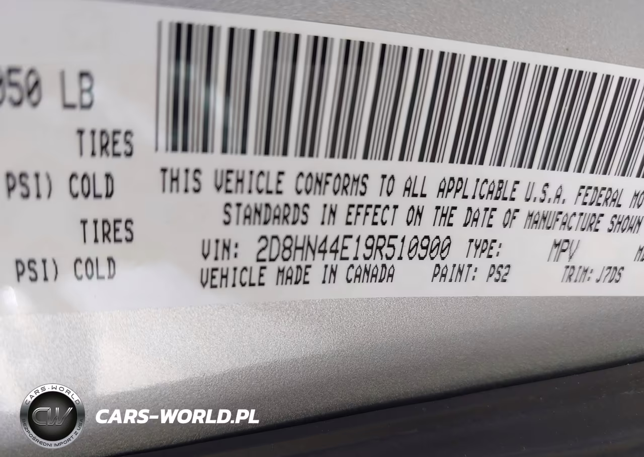 2009 Dodge Grand Caravan Se VIN:2D8HN44E19R510900 - 9