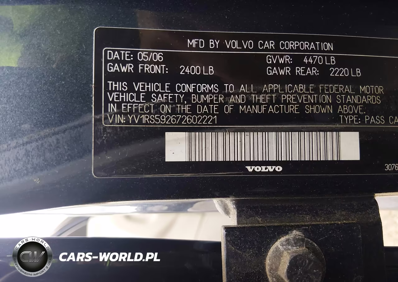 2007 Volvo S60 2.5T VIN:YV1RS592672602221 - 9
