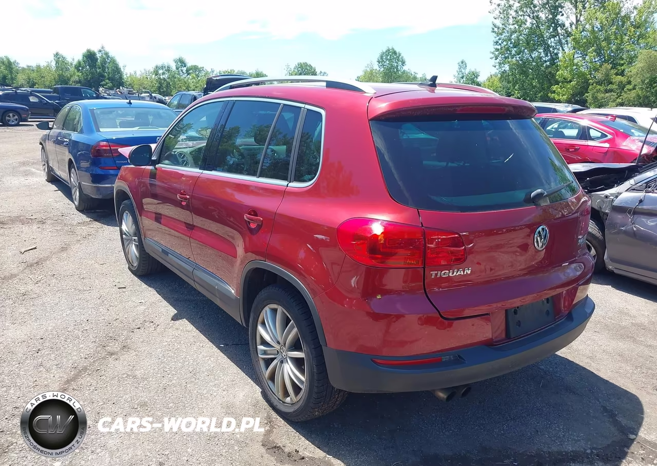 2014 Volkswagen Tiguan Se VIN:WVGBV3AX8EW120507 - 3