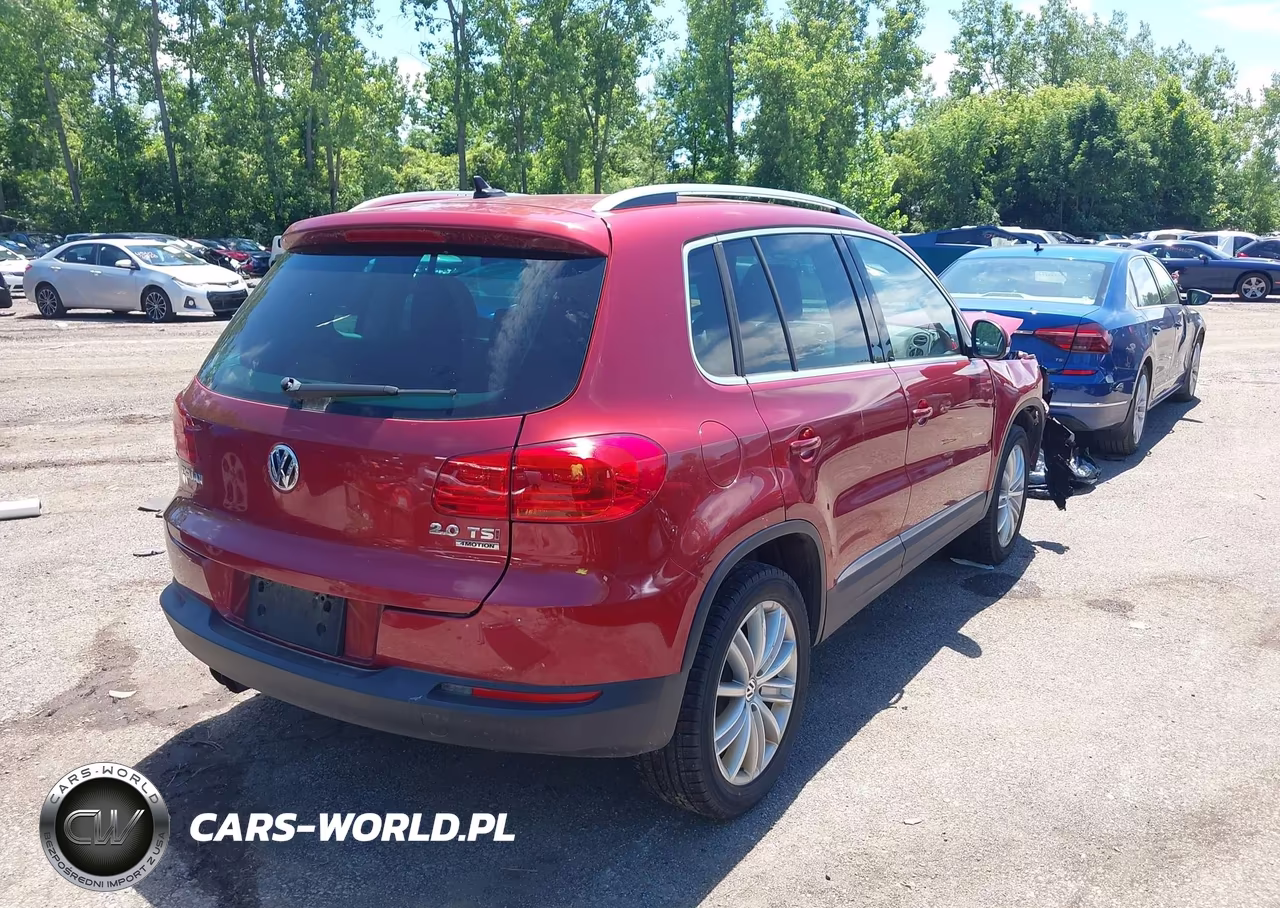 2014 Volkswagen Tiguan Se VIN:WVGBV3AX8EW120507 - 4