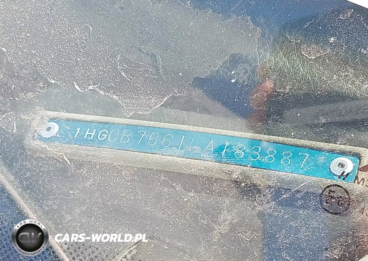 1990 Honda Accord Ex-Ex-R VIN:1HGCB7661LA183887 - 9