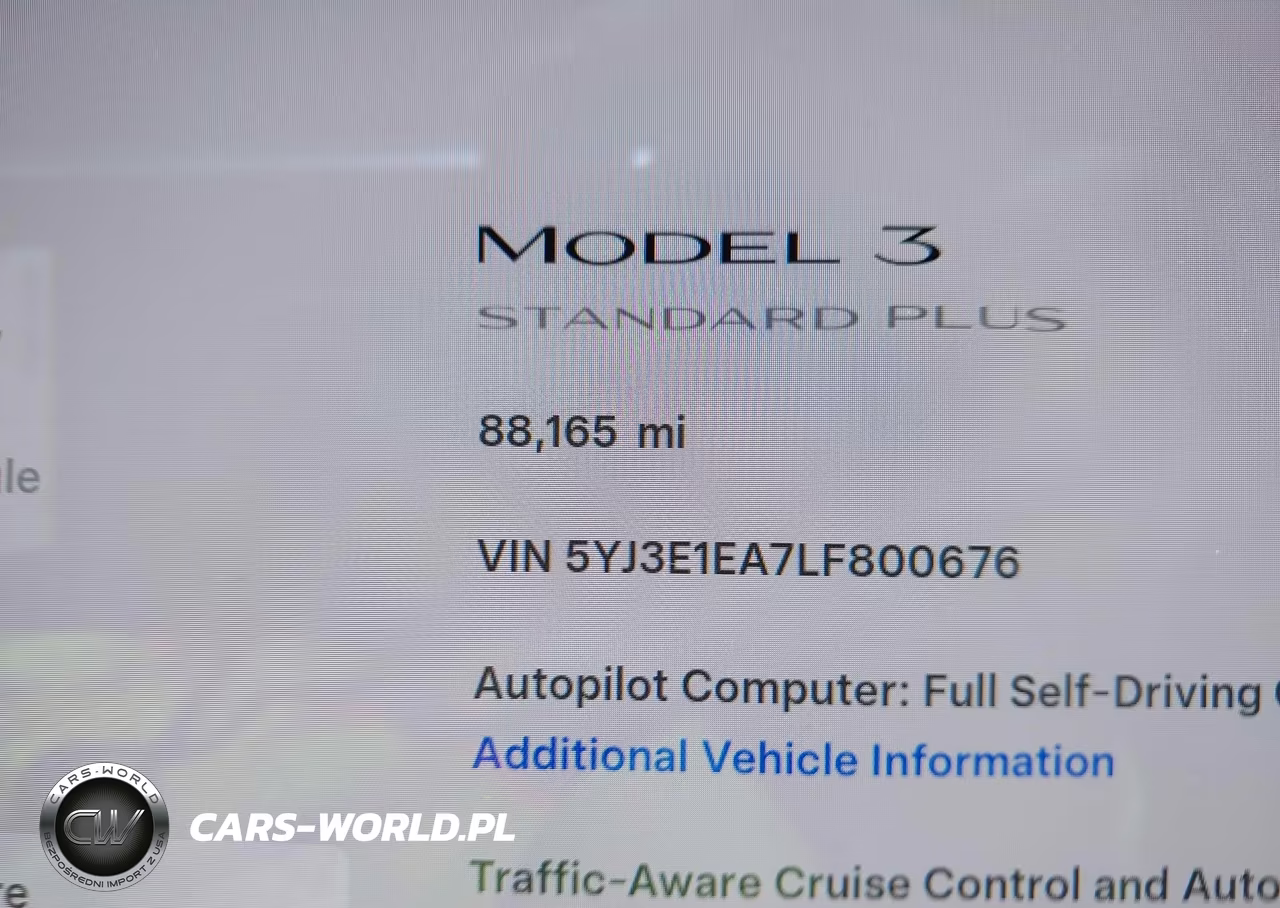 2020 Tesla Model 3 Standard Range Plus Rear-Wheel Drive-Standard Range Rear-Wheel Drive VIN:5YJ3E1EA7LF800676 - 7