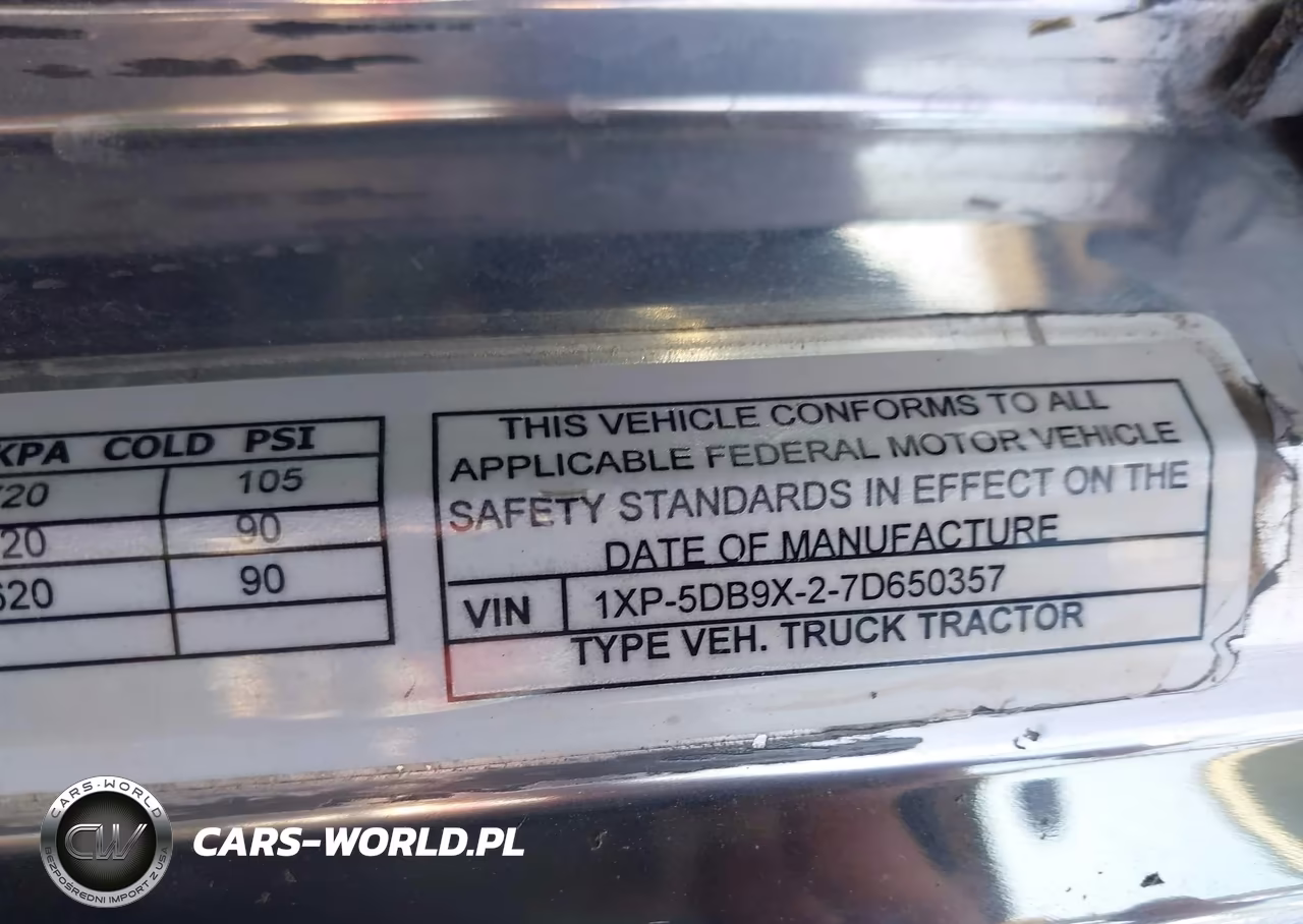 2007 Peterbilt 379 VIN:1XP5DB9X27D650357 - 8