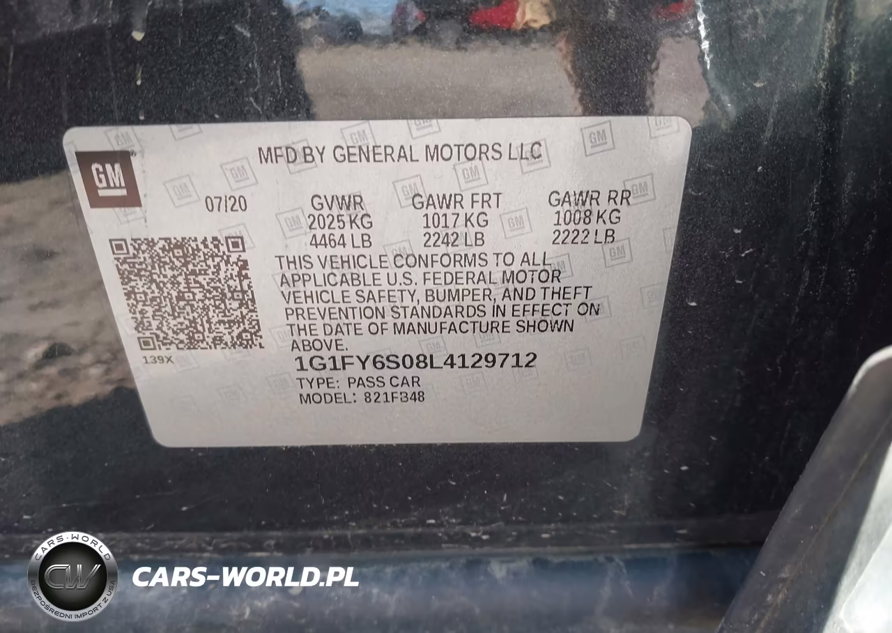2020 Chevrolet Bolt Ev Fwd Lt VIN:1G1FY6S08L4129712 - 9