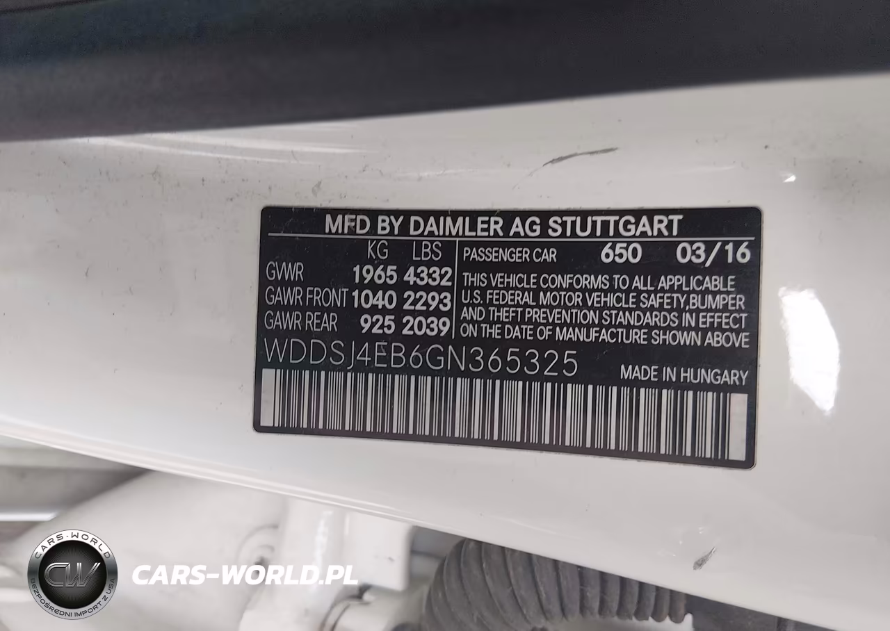 2016 Mercedes-Benz Cla 250 VIN:WDDSJ4EB6GN365325 - 9