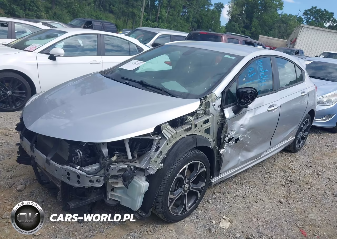2019 Chevrolet Cruze Lt VIN:3G1BE6SM0KS603824 - 2