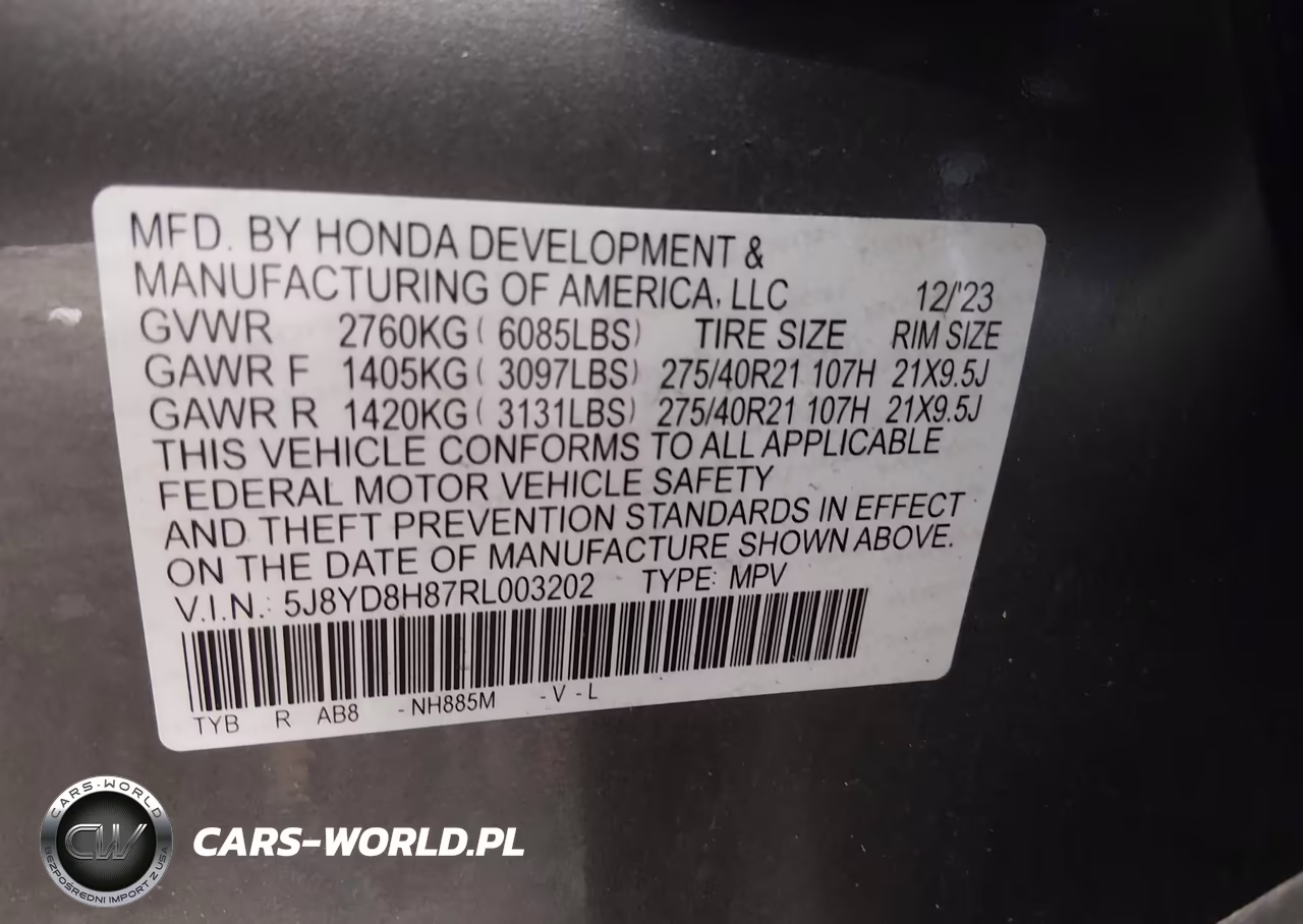 2024 Acura Mdx Type S Advance Package VIN:5J8YD8H87RL003202 - 9