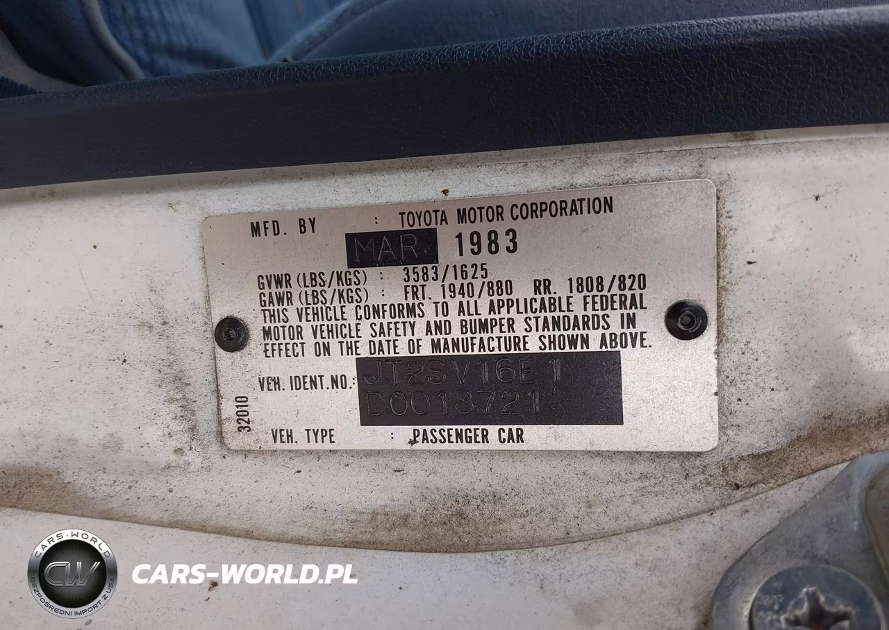 1983 Toyota Camry Le VIN:JT2SV16E1D0018721 - 9