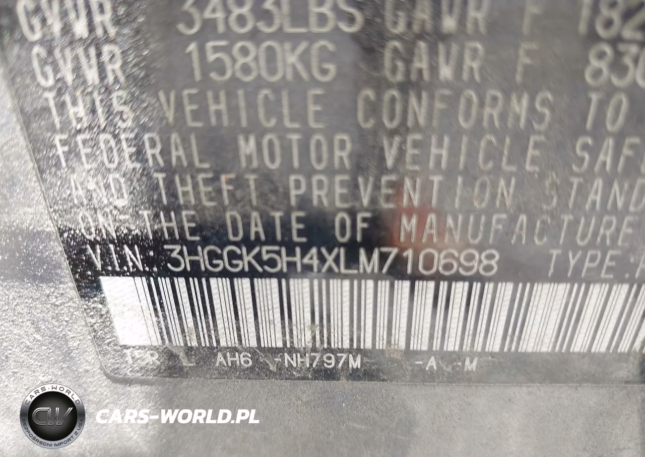 2020 Honda Fit Lx VIN:3HGGK5H4XLM710698 - 9
