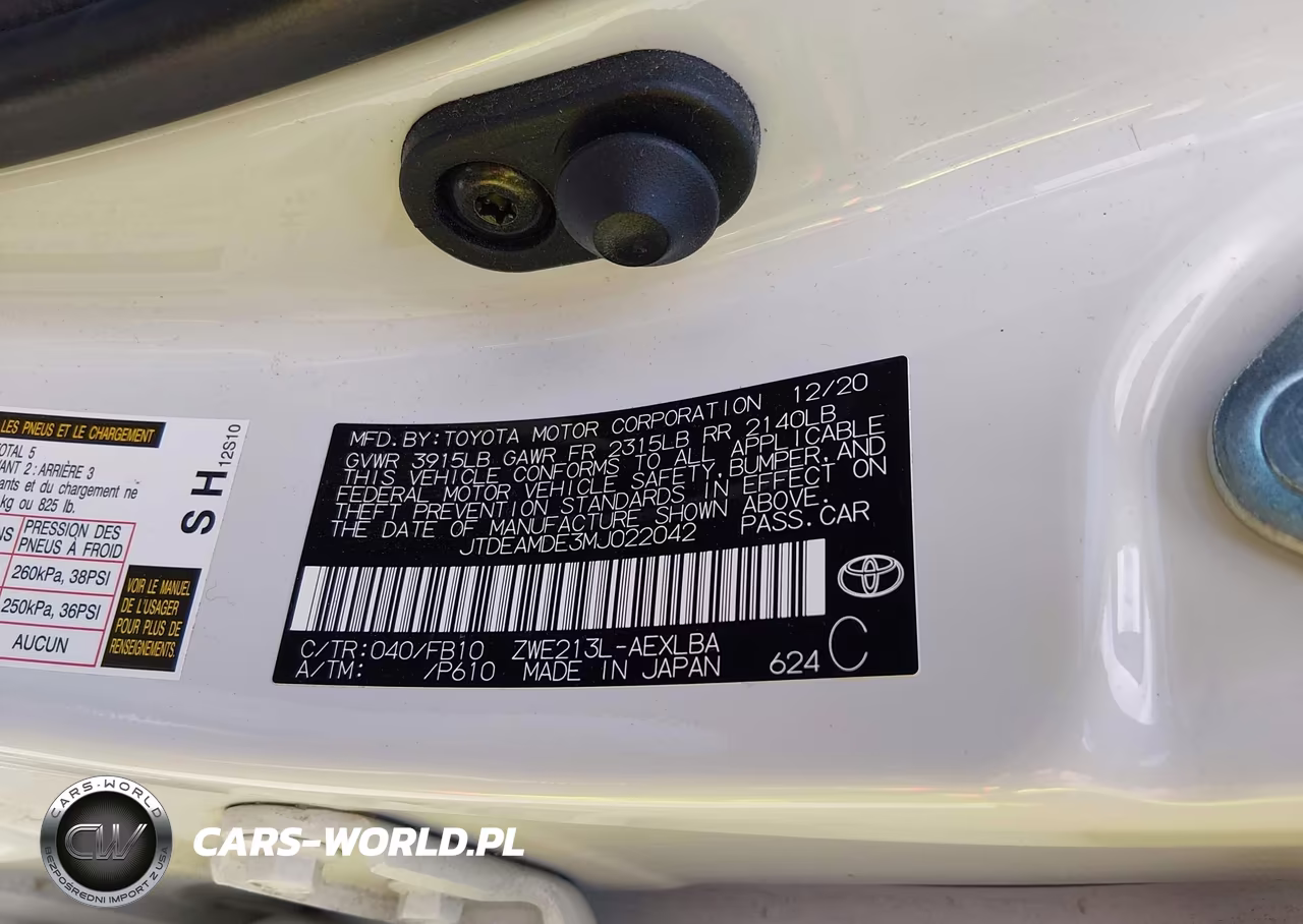 2021 Toyota Corolla Hybrid Le VIN:JTDEAMDE3MJ022042 - 9