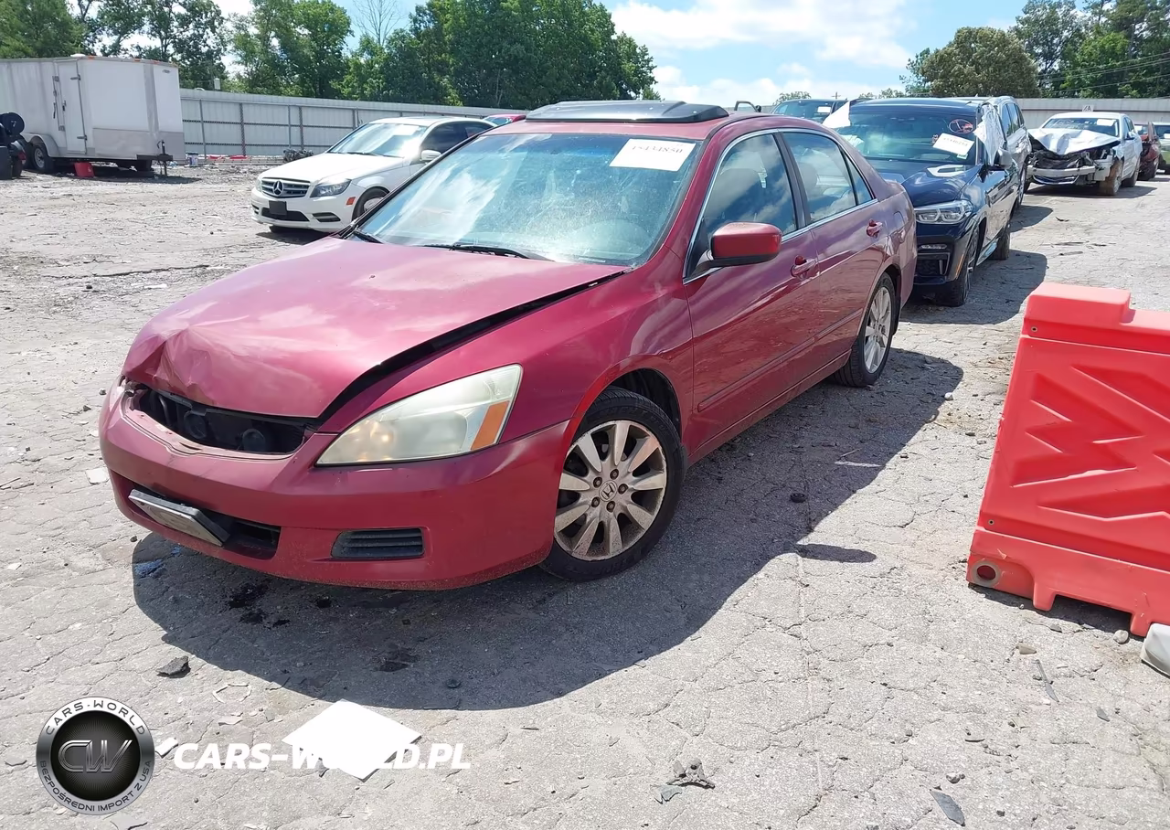 2007 Honda Accord 3.0 Ex VIN:1HGCM66837A049331 - 2
