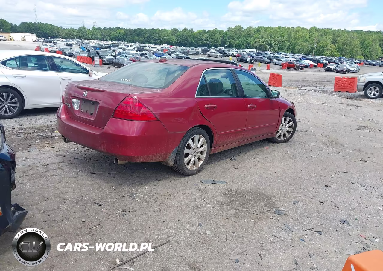 2007 Honda Accord 3.0 Ex VIN:1HGCM66837A049331 - 4