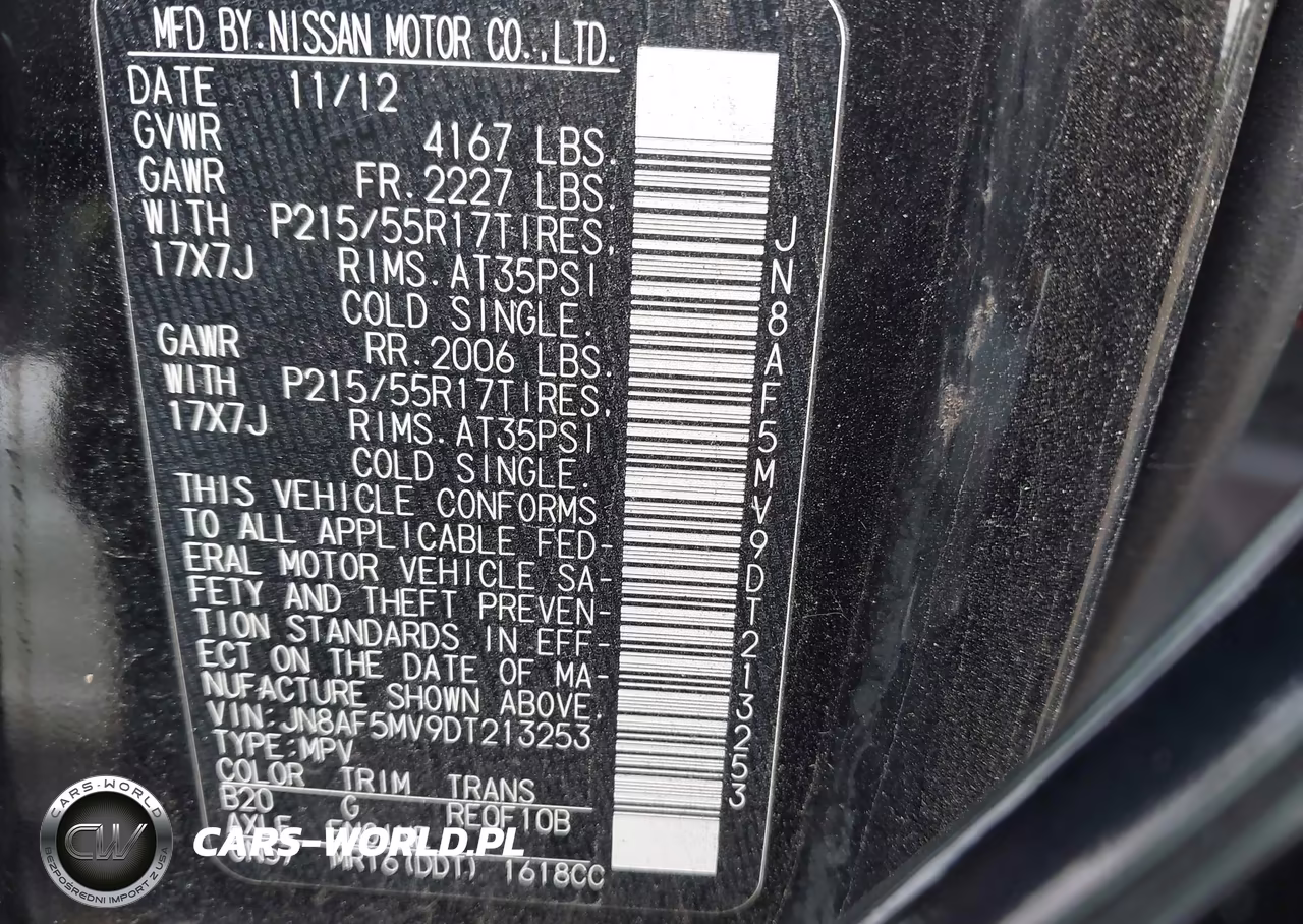 2013 Nissan Juke Sl VIN:JN8AF5MV9DT213253 - 9