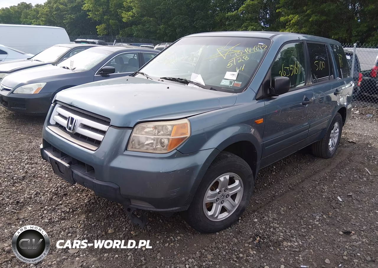 2007 Honda Pilot Lx VIN:5FNYF18157B018641 - 2