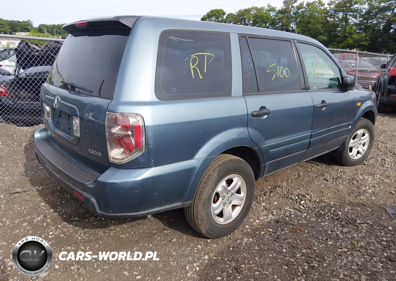 2007 Honda Pilot Lx VIN:5FNYF18157B018641 - 4
