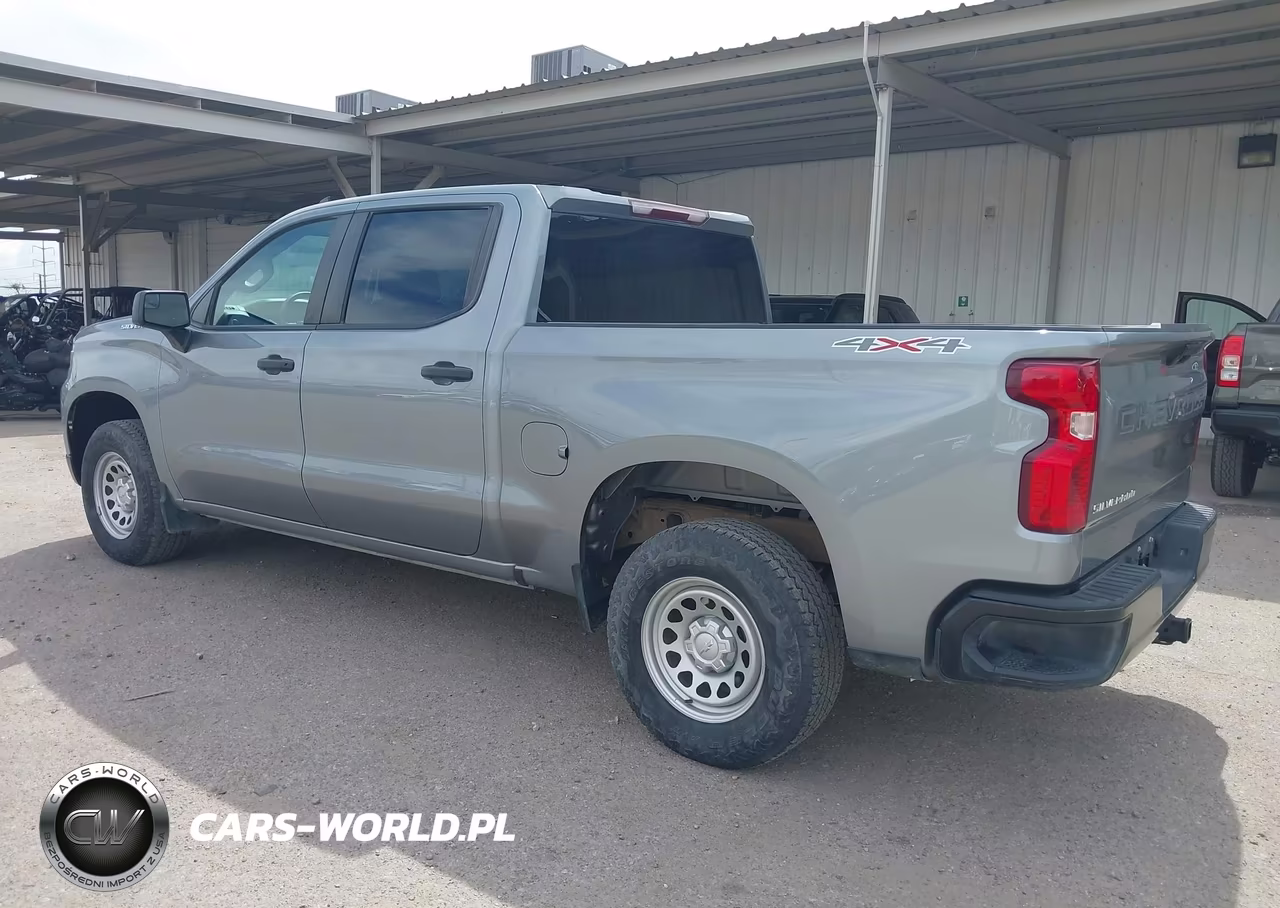 2023 Chevrolet Silverado 1500 4Wd Short Bed Wt VIN:3GCPDAEKXPG238382 - 3