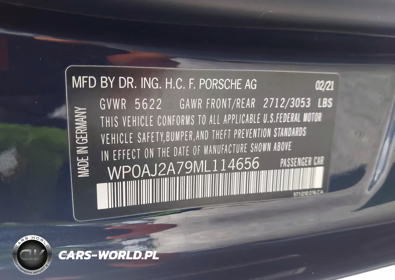 2021 Porsche Panamera 4 VIN:WP0AJ2A79ML114656 - 9