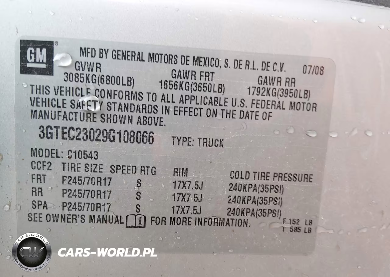 2009 GMC Sierra 1500 Sle VIN:3GTEC23029G108066 - 9