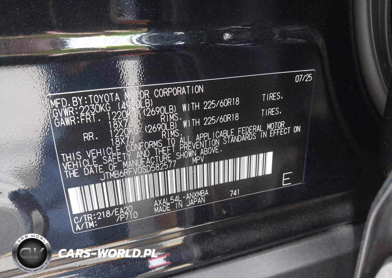 2025 Toyota Rav4 Hybrid Xle Premium VIN:JTMB6RFV0SD582577 - 9